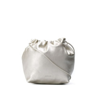 Jil Sander metallic leather bucket bag - Neutro