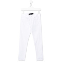John Richmond Junior Calça jeans slim cintura média - Branco