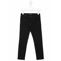 John Richmond Junior Calça jeans slim cintura média - Preto
