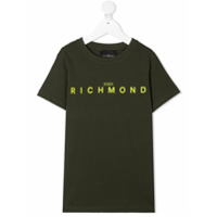 John Richmond Junior logo print T-shirt - Verde