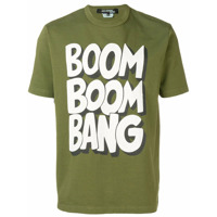 Junya Watanabe MAN Camiseta com estampa 'Boom Boom Bang' - Verde