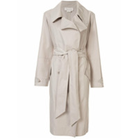 Karen Walker Trench coat com amarração - Marrom