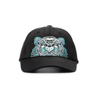 Kenzo Kampus tiger-motif baseball cap - Preto