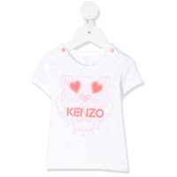 Kenzo Kids Camiseta com logo de coração - Branco