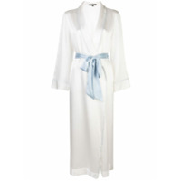 Kiki de Montparnasse Robe com cinto - Branco