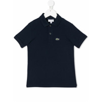 Lacoste Kids Camisa polo com logo bordado - Azul