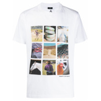 Marcelo Burlon County of Milan Camiseta com estampa Photos Puzzle - Branco