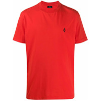 Marcelo Burlon County of Milan Camiseta com logo bordado - Vermelho