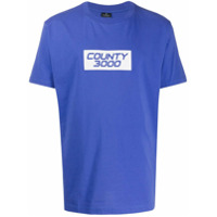 Marcelo Burlon County of Milan Camiseta County 3000 mangas curtas - Azul