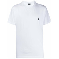Marcelo Burlon County of Milan Camiseta decote careca com logo bordado - Branco