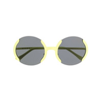 Marni Eyewear Óculos de sol redondo - Amarelo