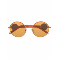 Marni Eyewear Óculos de sol redondo - Laranja