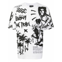 Mauna Kea Camiseta com estampa de palmeiras - Branco