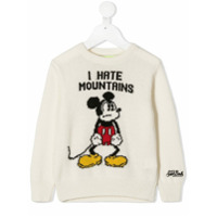 Mc2 Saint Barth Kids Mickey Mouse intarsia jumper - Neutro