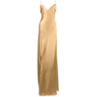 Michelle Mason Vestido de festa envelope com alcinha - Dourado