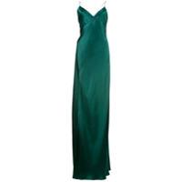 Michelle Mason Vestido de festa envelope - Verde