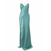 Michelle Mason Vestido envelope de festa - Verde