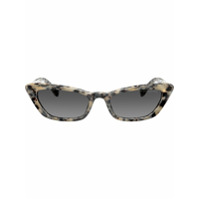 Miu Miu Eyewear Óculos de sol gatinho - Dourado