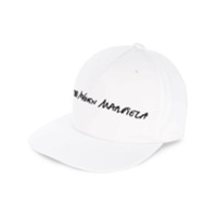 MM6 Maison Margiela Boné com logo bordado - Branco