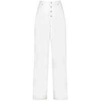 MM6 Maison Margiela Calça jeans pantalona - Branco