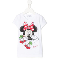 Monnalisa Camiseta com estampa Minnie Mouse - Branco