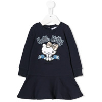 Monnalisa Vestido de tricô Hello Kitty - Azul