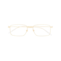 Montblanc Armação de óculos quadrada - Dourado