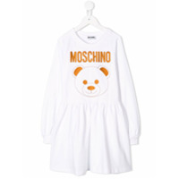 Moschino Kids Vestido casual Teddy Bear - Branco