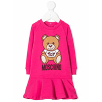 Moschino Kids Vestido de tricô Teddy Bear - Rosa