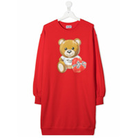 Moschino Kids Vestido esportivo Teddy Bear - Vermelho
