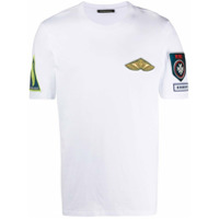 Mr & Mrs Italy Camiseta gola redonda com detalhe bordado - Branco