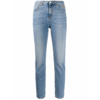 MSGM Calça jeans skinny cintura alta - Azul