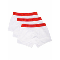 Off-White Pacote 3 boxer Industiral - Branco