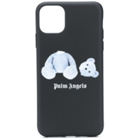 Palm Angels Capa para iPhone 11 Pro Max Ice Bear - Preto