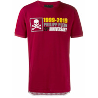 Philipp Plein Camiseta 20th Anniversary - Vermelho