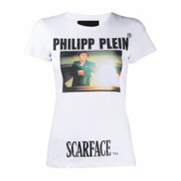 Philipp Plein Camiseta com estampa Scarface - Branco