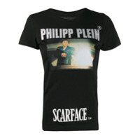 Philipp Plein Camiseta com estampa Scarface - Preto