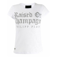 Philipp Plein Camiseta com estampa SS Gothic Plein - Branco