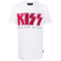 Philipp Plein Camiseta mangas curtas Kiss - Branco