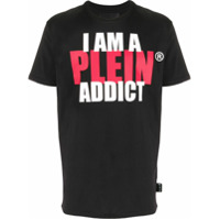 Philipp Plein Camiseta Plein Addicted - Preto