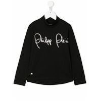 Philipp Plein Junior graphic sweatshirt - Preto