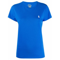 Polo Ralph Lauren Camiseta com logo bordado - Azul