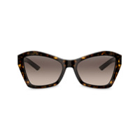 Prada Eyewear Óculos de sol geométrico - Marrom