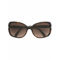 Prada Eyewear Óculos de sol oversized - Marrom