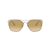 Prada Eyewear Óculos de sol retangular - Amarelo