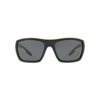 Prada Eyewear Óculos de sol retangular - Preto