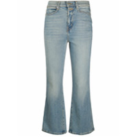 Proenza Schouler White Label Calça jeans bootcut cropped - Azul