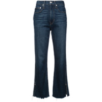 Proenza Schouler White Label Calça jeans cintura alta cropped 'PSWL' - Neutro