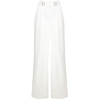 Proenza Schouler White Label Calça pantalona com cinto - Branco
