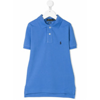 Ralph Lauren Kids Camisa polo de algodão - Azul